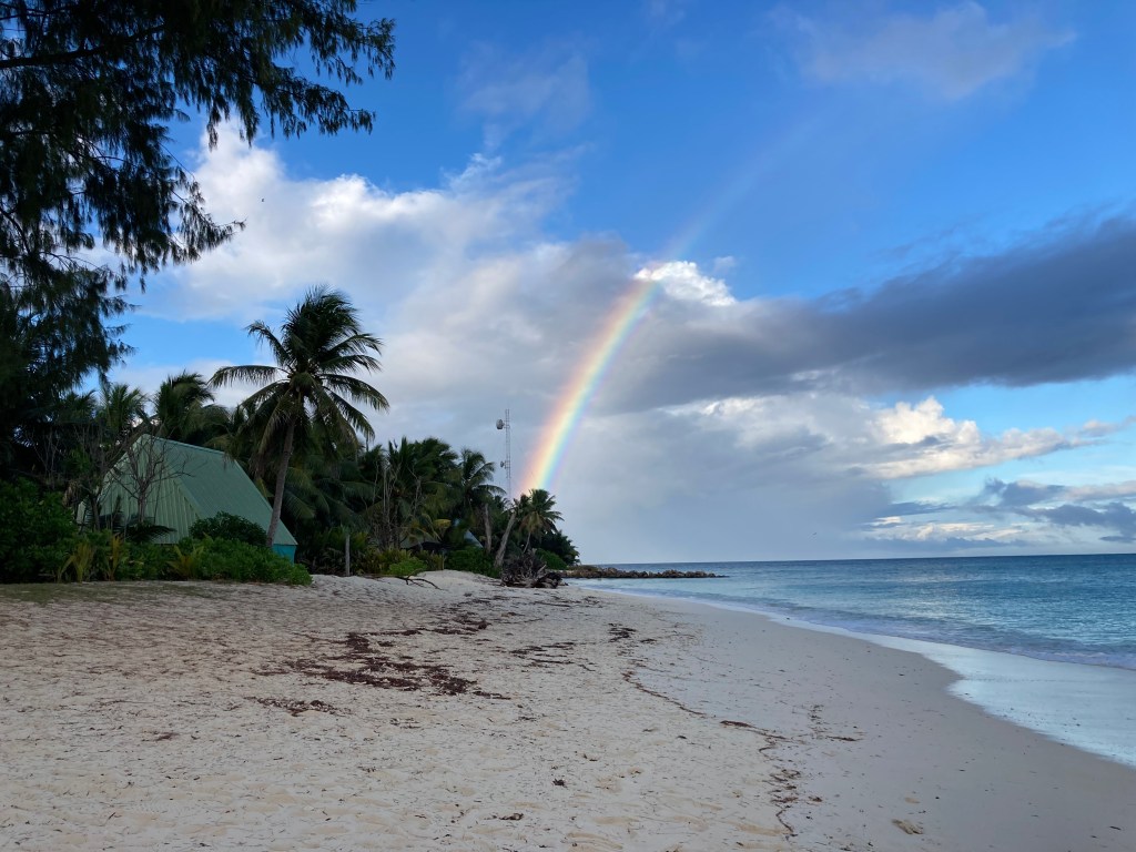 Strand på Seychellerna